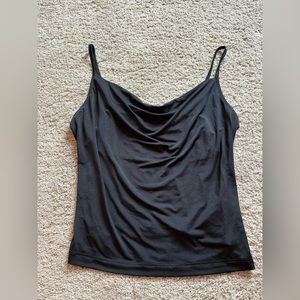 URBAN silk Cowell neck tank top